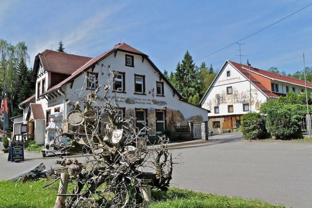 Pension Waldschanke Geyer Bagian luar foto