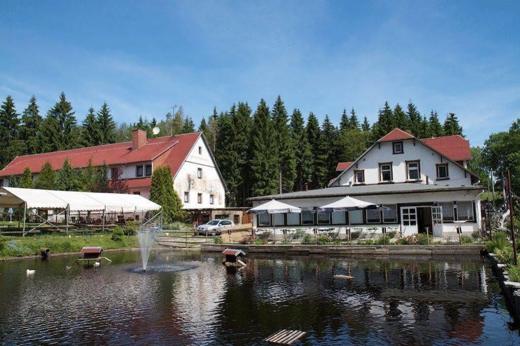 Pension Waldschanke Geyer Bagian luar foto
